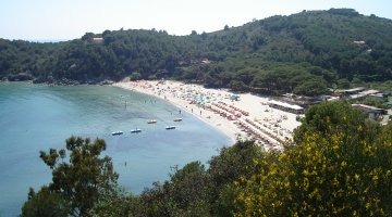 Spiaggia di Fetovaia a Campo nell'Elba